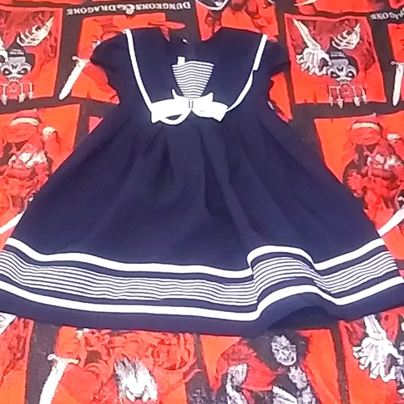 Bonnie Jean Other - Navy Sailor girls dress